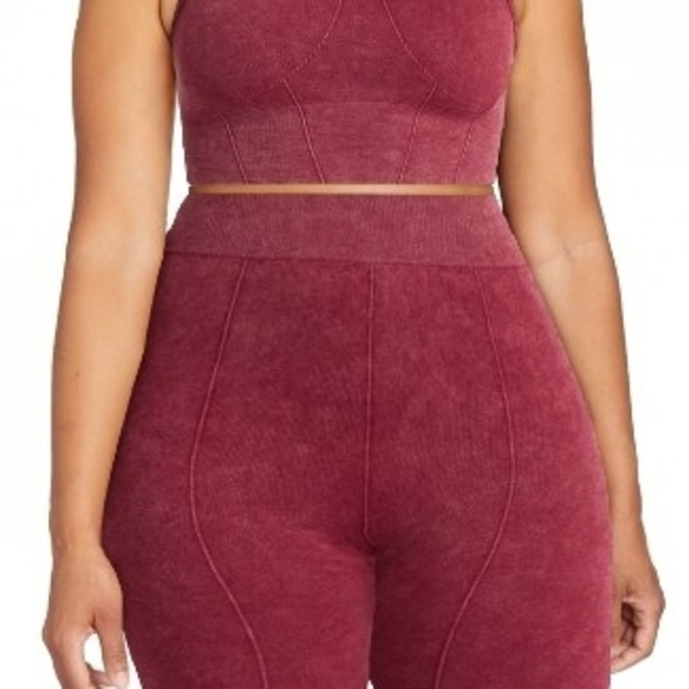 Burgundy Two-Piece Set